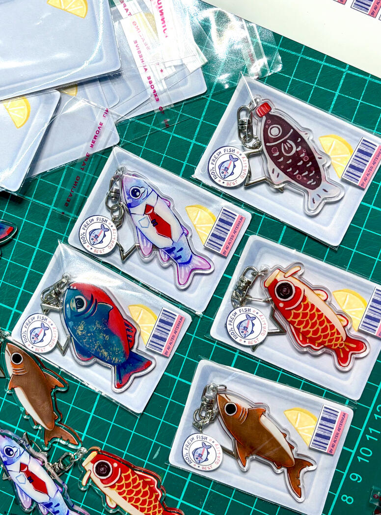 Fish keychains